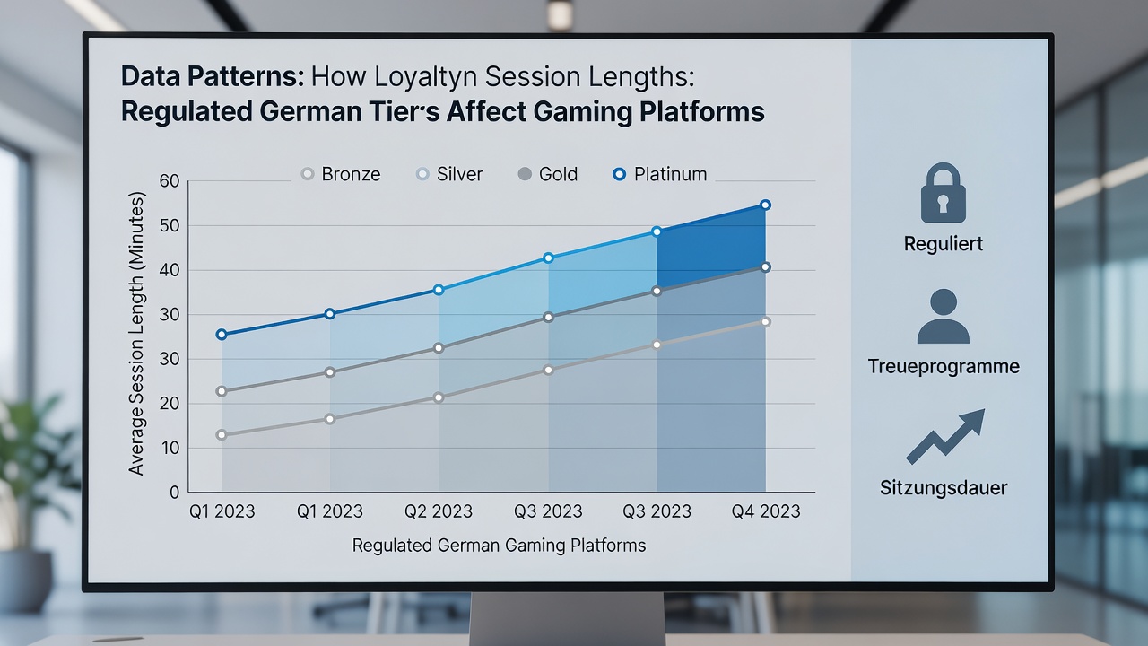Vergleichsdiagramm der Sitzungslängen nach Loyalitätsstufen in deutschen Online-Gaming-Umgebungen
