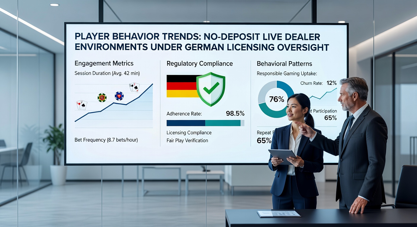 Statistiken und Diagramme zu Spielerverhaltenstrends in lizenzierten Casinos