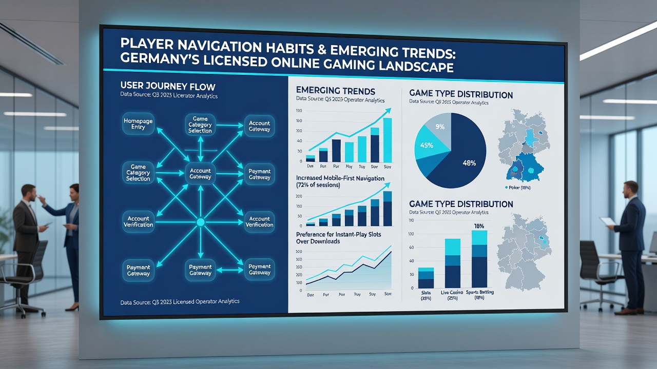 Detaillierte Ansicht von Navigationspfaden auf einer deutschen Glücksspielplattform mit Fokus auf Spielwechsel und Trendanalysen für Juli 2026