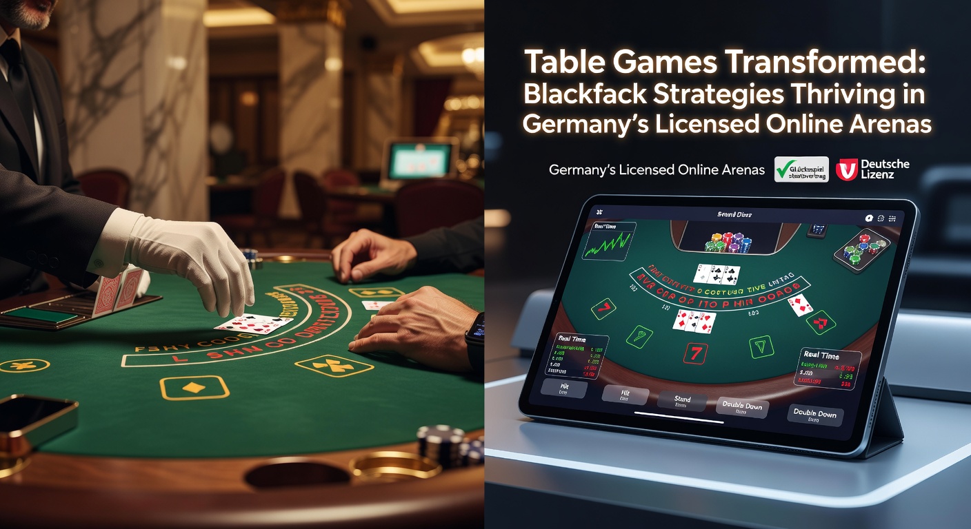 Live-Blackjack-Stream mit Dealerin, Strategie-Tafel und Spielern, die auf Tablets wetten, in einem modernen Studio