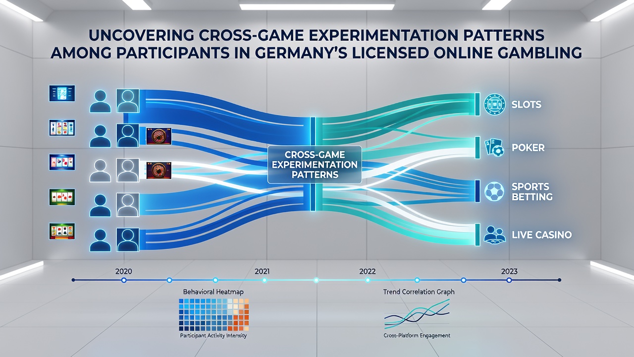 Visualisierung von Spielerpfaden durch verschiedene Glücksspielkategorien auf deutschen Plattformen